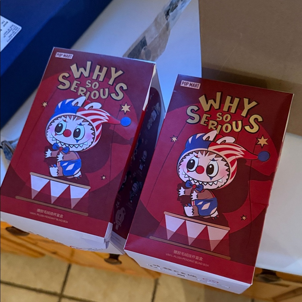 Pop Mart Why So Serious Doll - Red and Blue